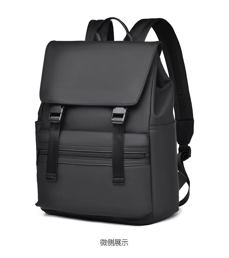 Men's Black Fashion Backpack – Spacious & Durable for Business & Travel
