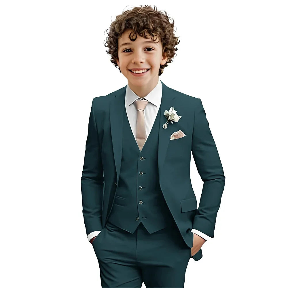 AMEHE Boys’ 3-Piece Formal Suit Set