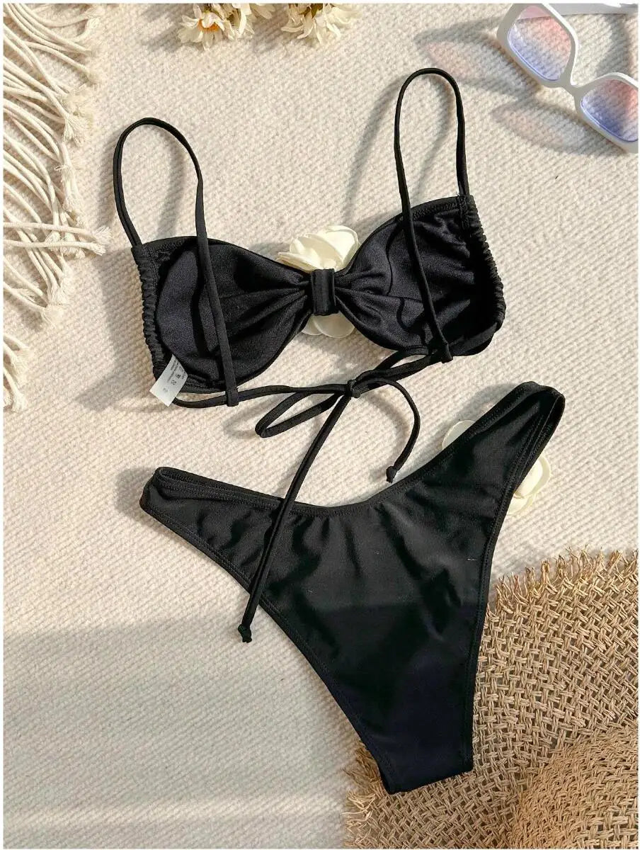 AMEHE Women's Brazilian Two-Piece Bikini Swimsuit
