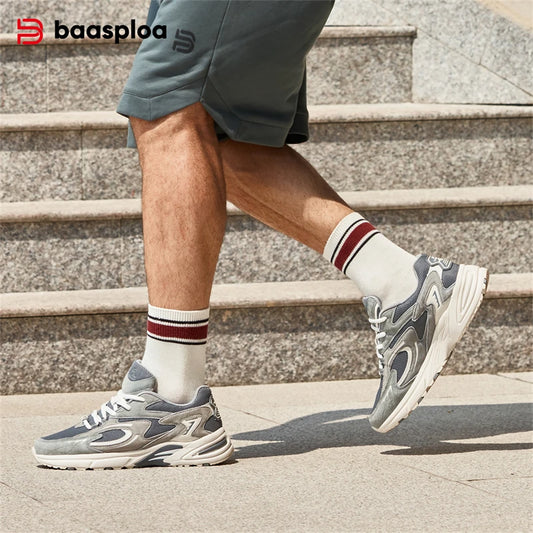 Men’s Running Shoes – Lightweight Breathable Mesh Sneakers for Walking, Training & Outdoor Sports