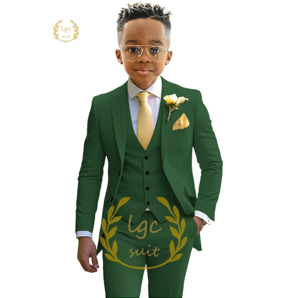 Boys’ Dress Suit – Ivory Wedding & Dinner Ceremony Outfit