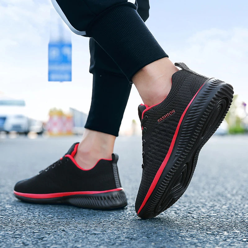 Men’s Breathable Running Shoes – Lightweight Non-Slip Athletic Sneakers for Walking, Gym, Training & Casual Wear