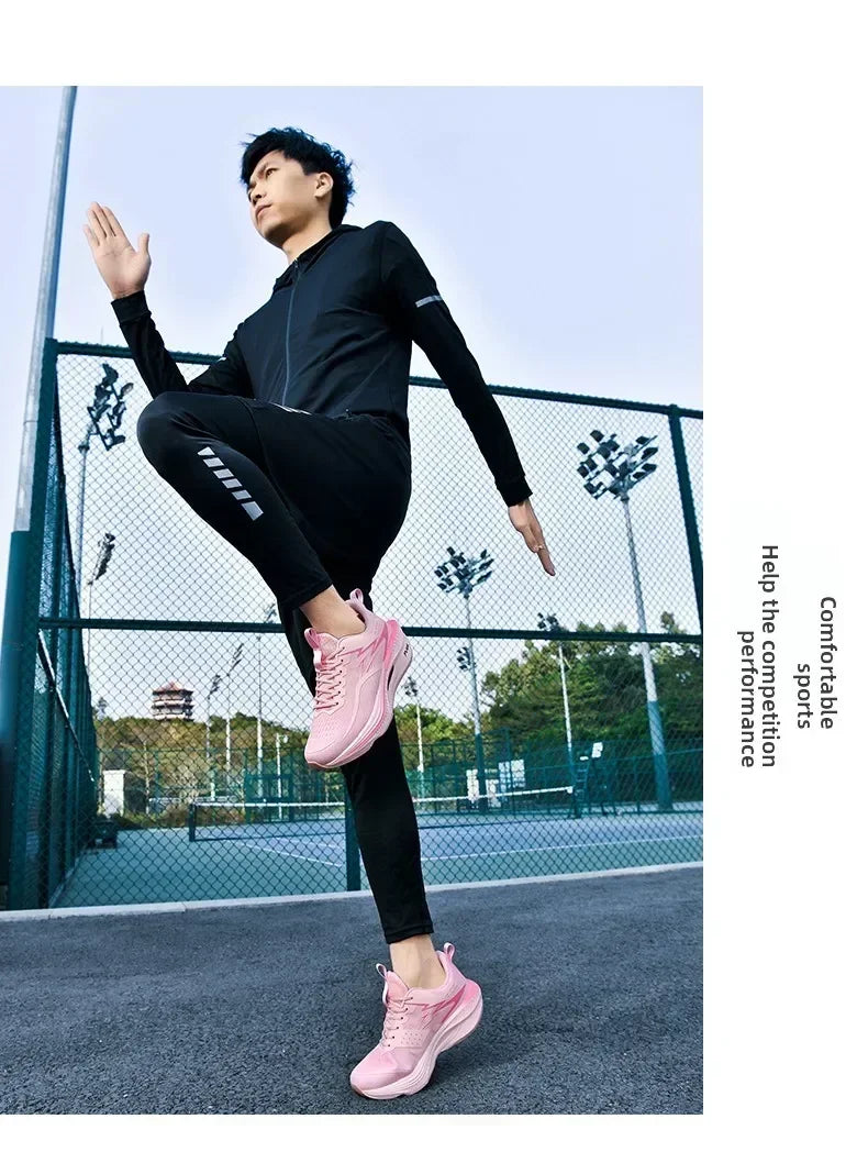 High-Quality Platform Running Shoes – Men’s & Women’s Breathable Non-Slip Sneakers for Walking, Basketball & Training