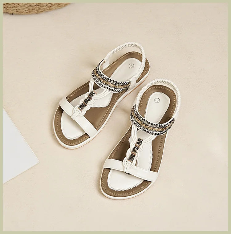 Women’s Soft Sole Sandals – Breathable, Anti-Slip Flats