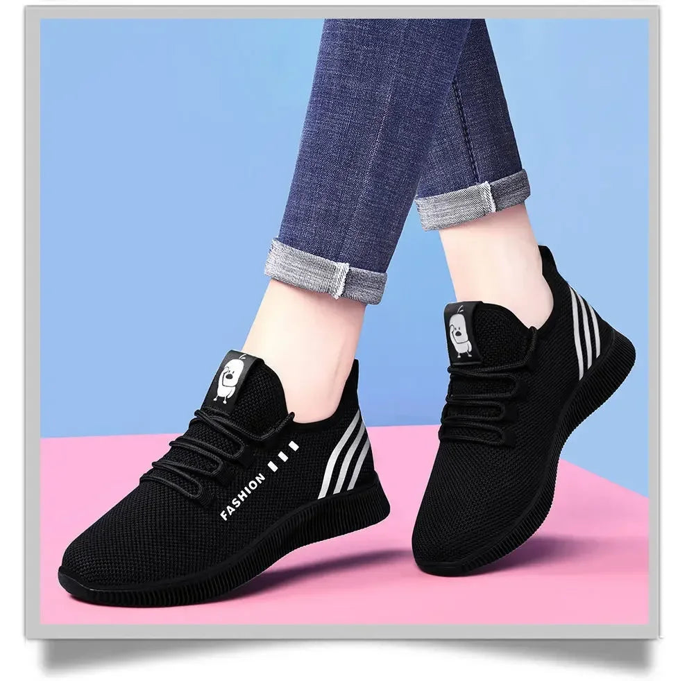 Lightweight Running Shoes – Women’s Breathable Sneakers with Adjustable Fit for Gym, Travel & Work