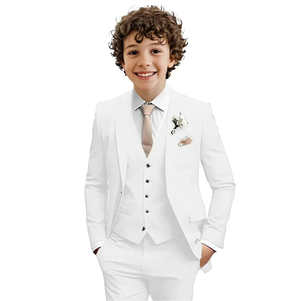 AMEHE Boys’ 3-Piece Formal Suit Set