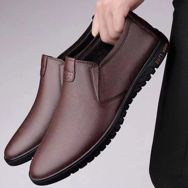 Men’s Classic Leather Dress Shoes – Office & Party Style