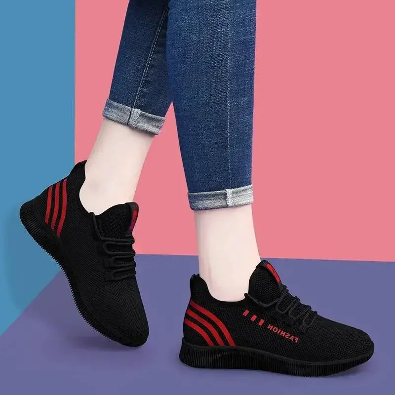 Lightweight Running Shoes – Women’s Breathable Sneakers with Adjustable Fit for Gym, Travel & Work