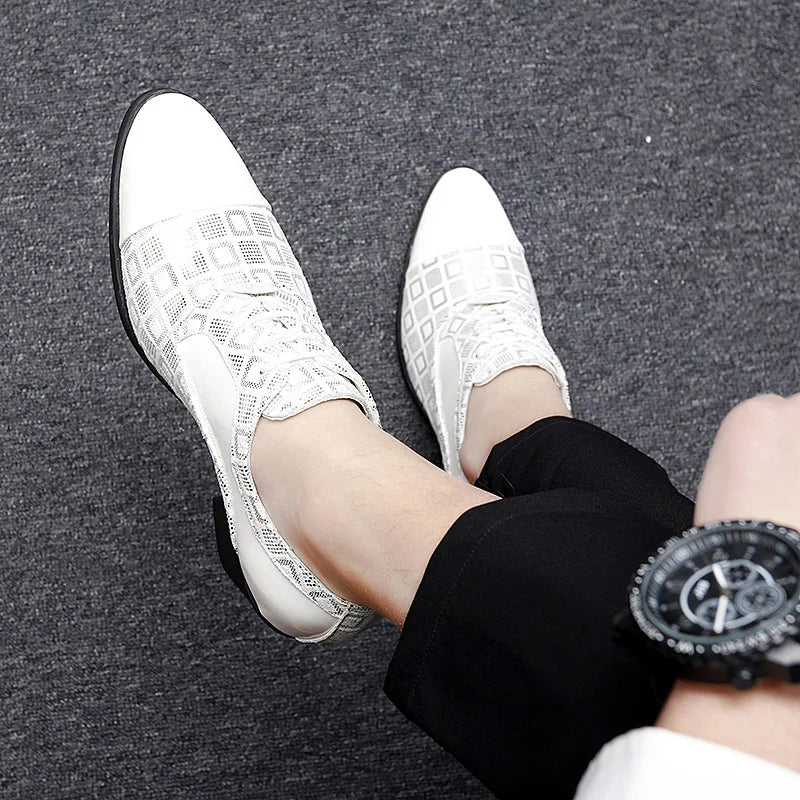 Luxury Men’s Dress Shoes – Pointed Toe Oxford for Parties