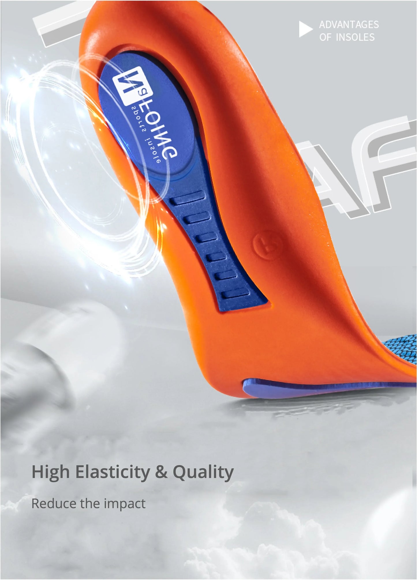 Sport Orthopedic Insoles – EVA Shock-Absorbing Shoe Inserts for Running, Basketball & Walking