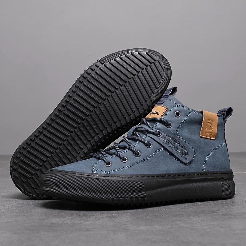 Men’s Trendy High-Top Shoes – Comfortable Business & Formal