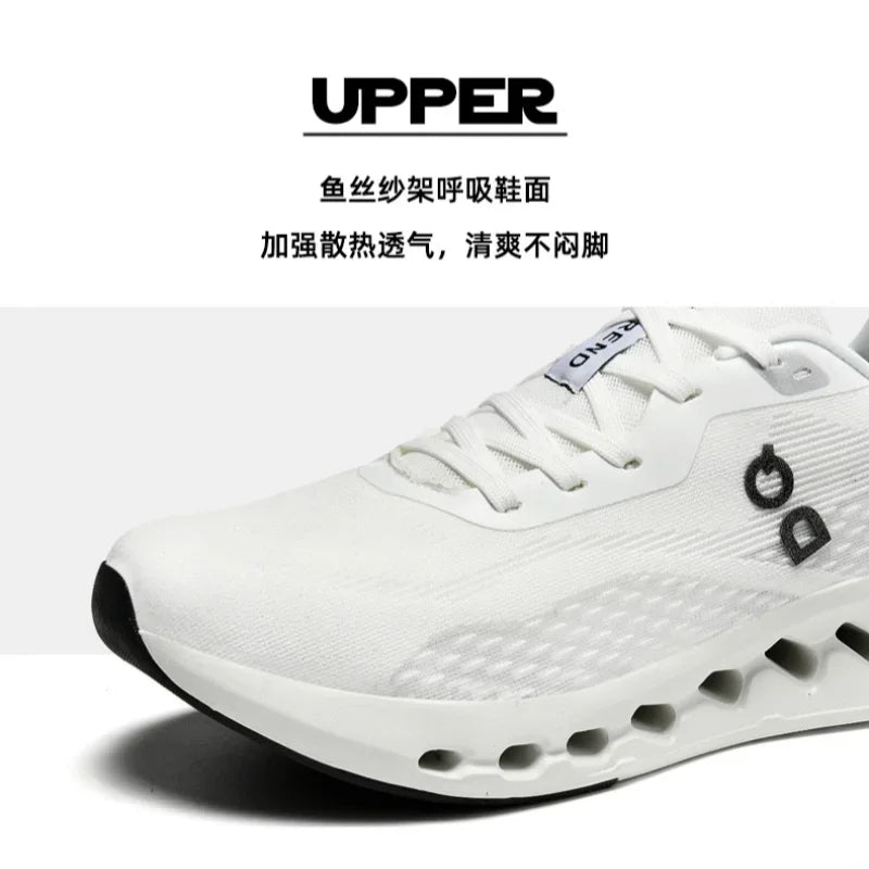 Fashion Cushioning Running Shoes – Lightweight Breathable Tennis & Sports Sneakers for Menual Walking Footwear