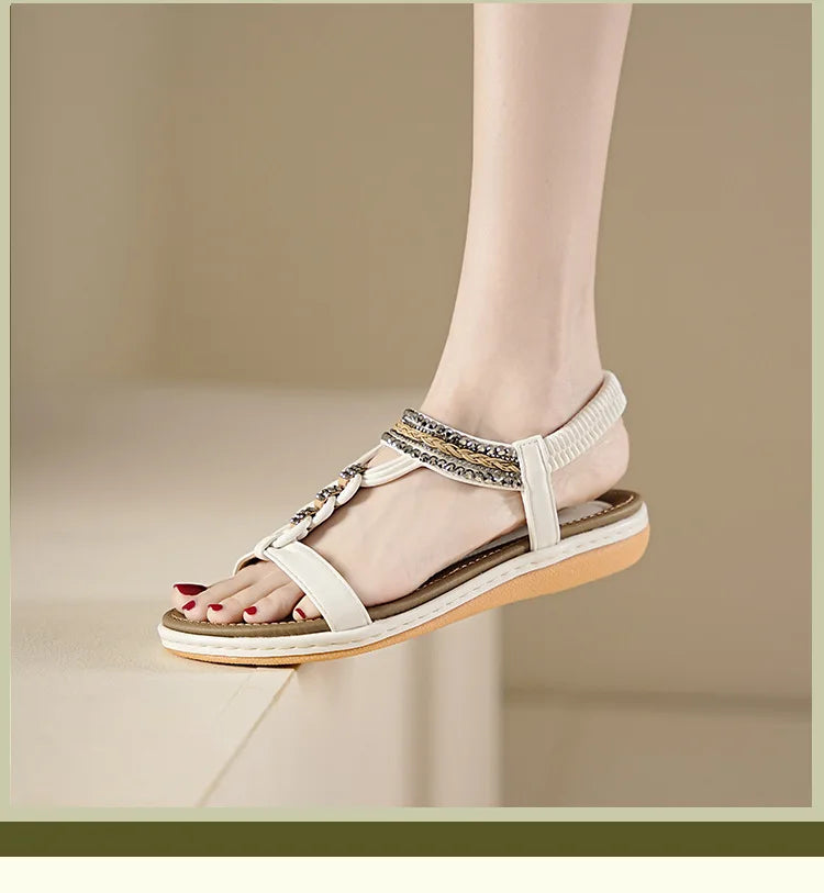 Women’s Soft Sole Sandals – Breathable, Anti-Slip Flats