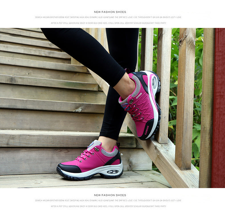 Ladies’ Chunky Wedge Sneakers – Designer Casual Sports Shoes
