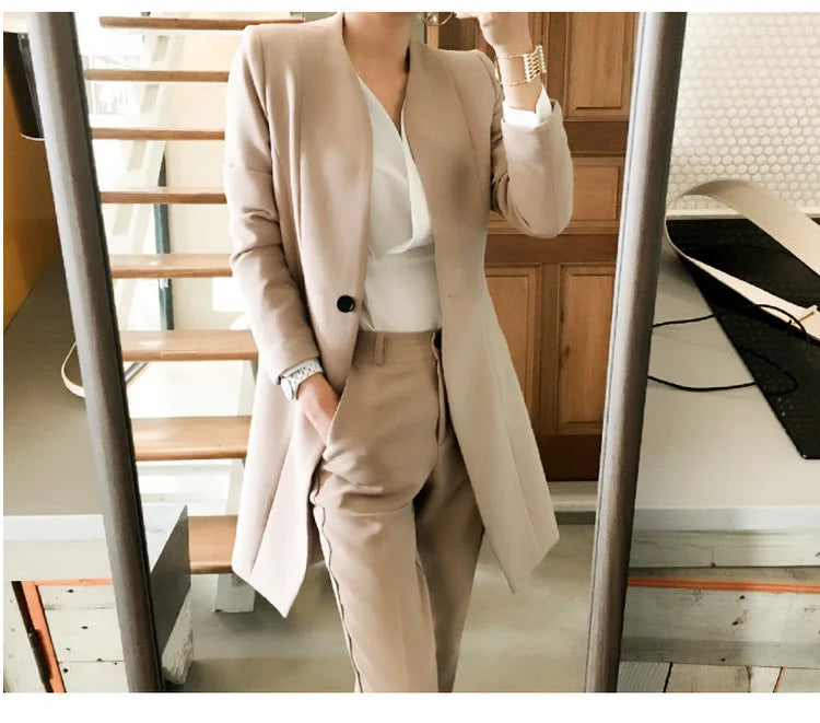 AMEHE Women’s Fashion 2-Piece Formal Suit Set