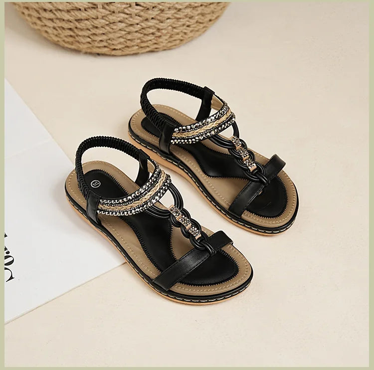 Women’s Soft Sole Sandals – Breathable, Anti-Slip Flats