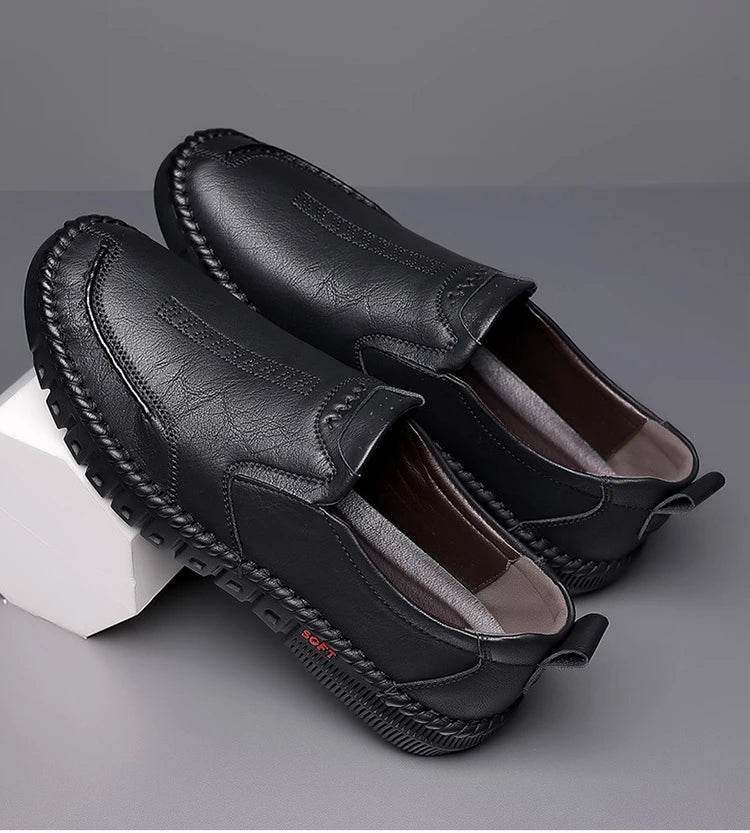 Men’s Business Casual Loafers – Comfortable Leather Shoes