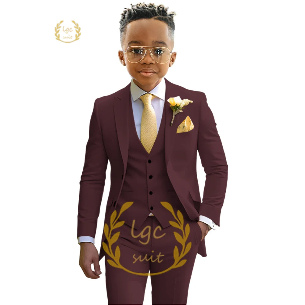 Boys’ Dress Suit – Ivory Wedding & Dinner Ceremony Outfit