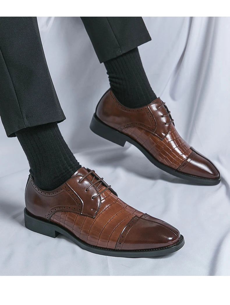 Men’s British Style Leather Shoes – Casual & Formal Footwear
