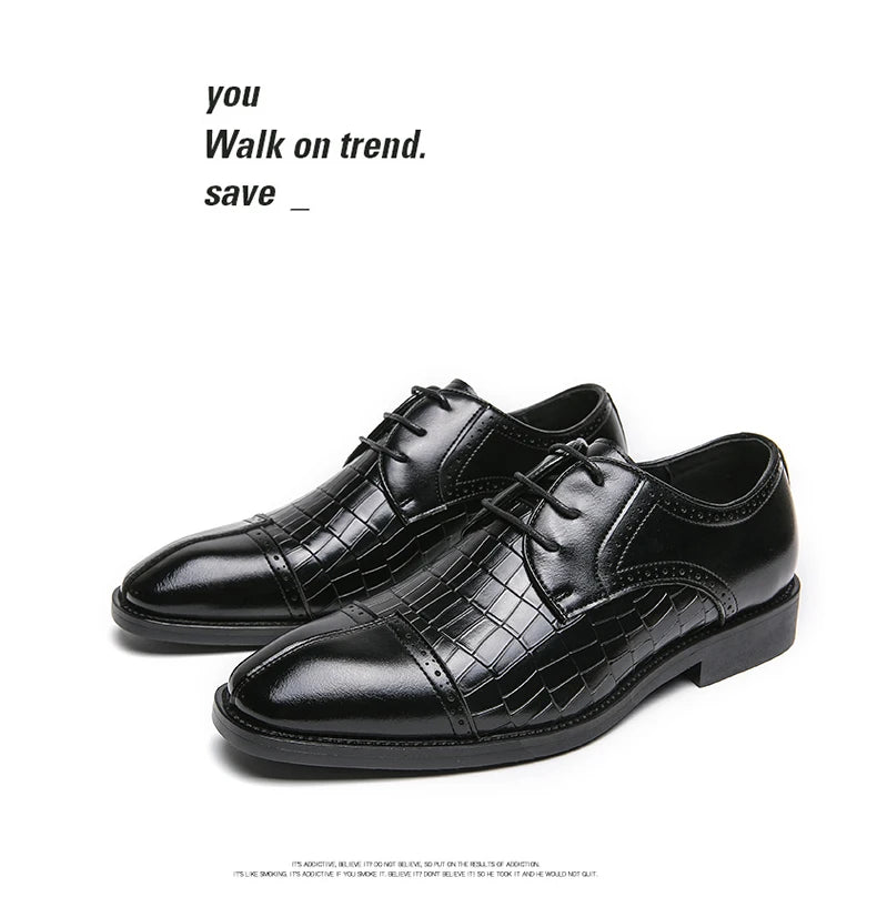 Men’s British Style Leather Shoes – Casual & Formal Footwear