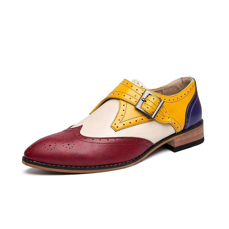 Men’s Fashion Brogue Shoes – Elegant Leather Formal Footwear
