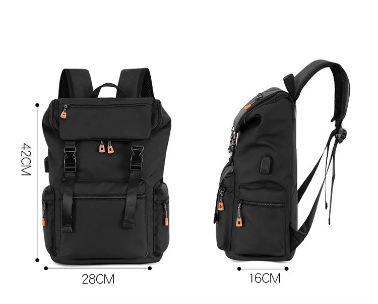 Men’s Travel & Business Backpack – Large Capacity Laptop Bag