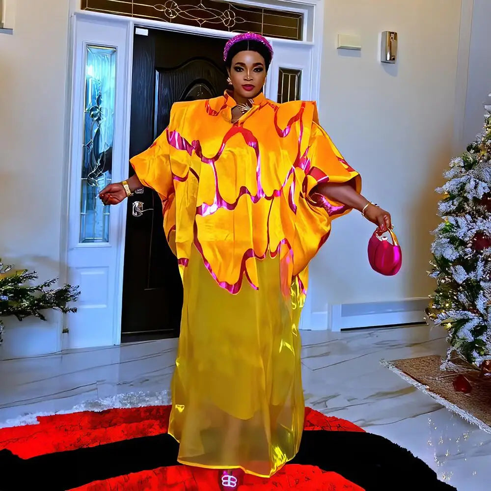 Women’s Luxury African 2-Piece Dress Set | Elegant Fashion Outfit