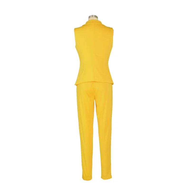 AMEHE Women’s 2-Piece Office Matching Suit Set