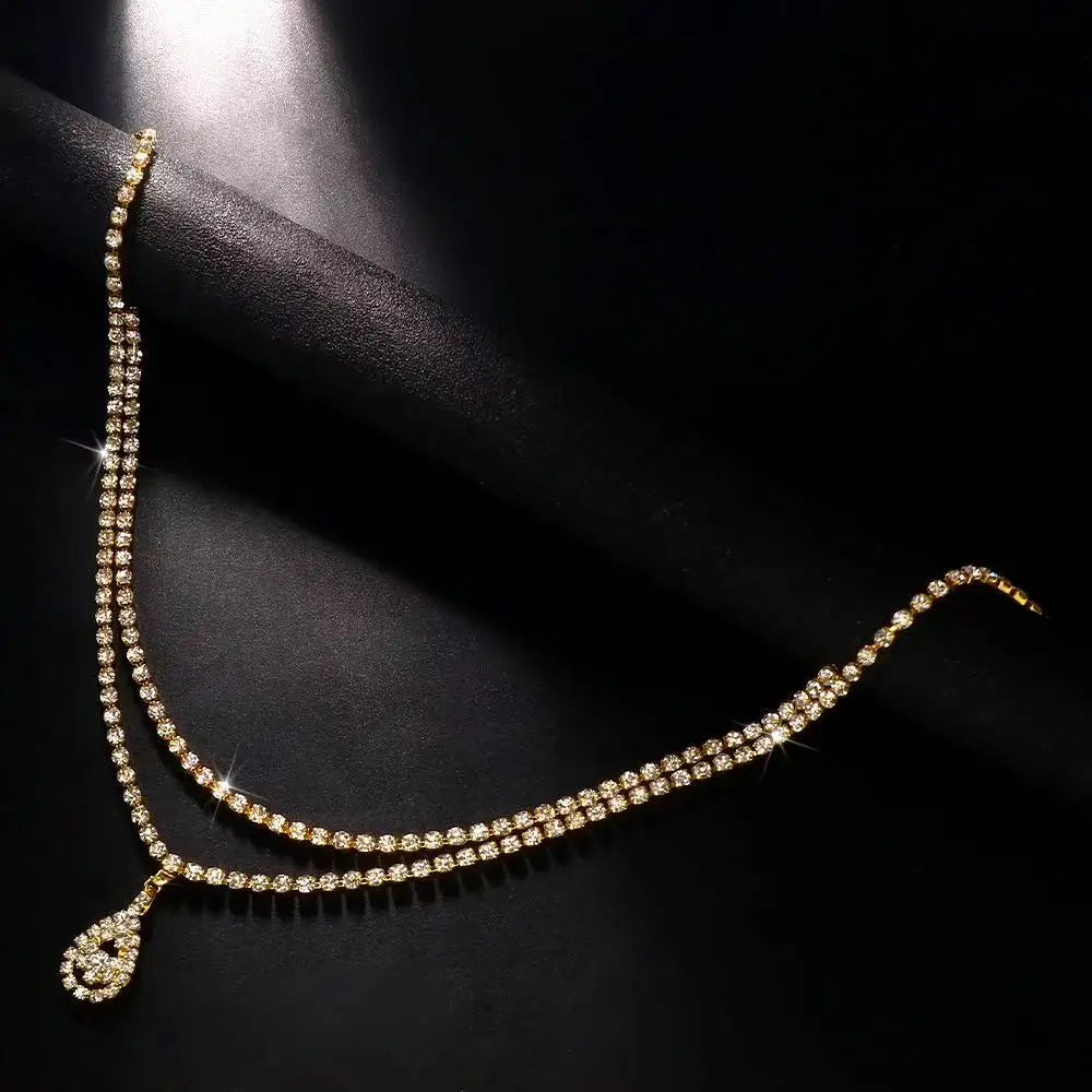 Fashion Rhinestone Body Chain Jewelry – Waist & Body Accessory