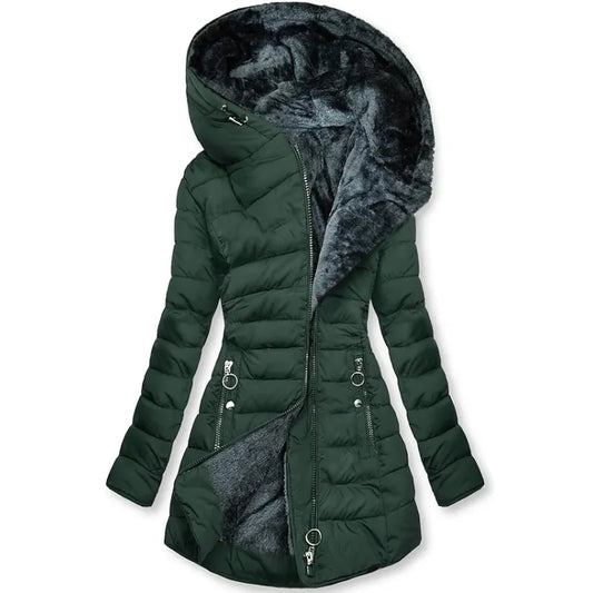 Stylish Women's Hooded Cotton Jacket