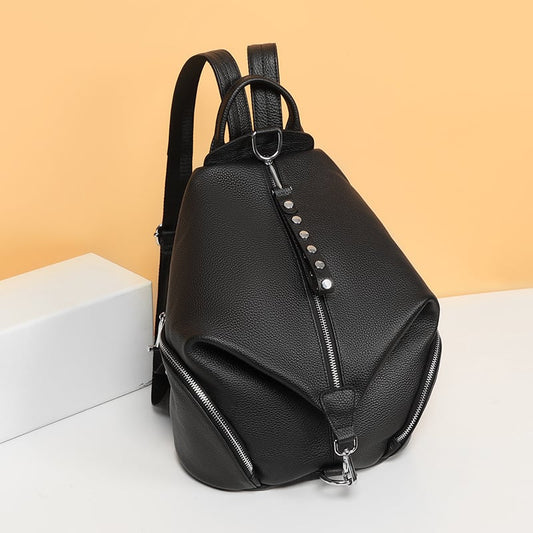 Geneva ModSafe Leather Backpack