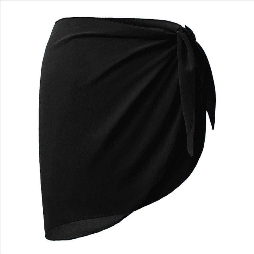 AMEHE Women's Sheer Chiffon Sarong Wrap Beach Cover-Up Skirt