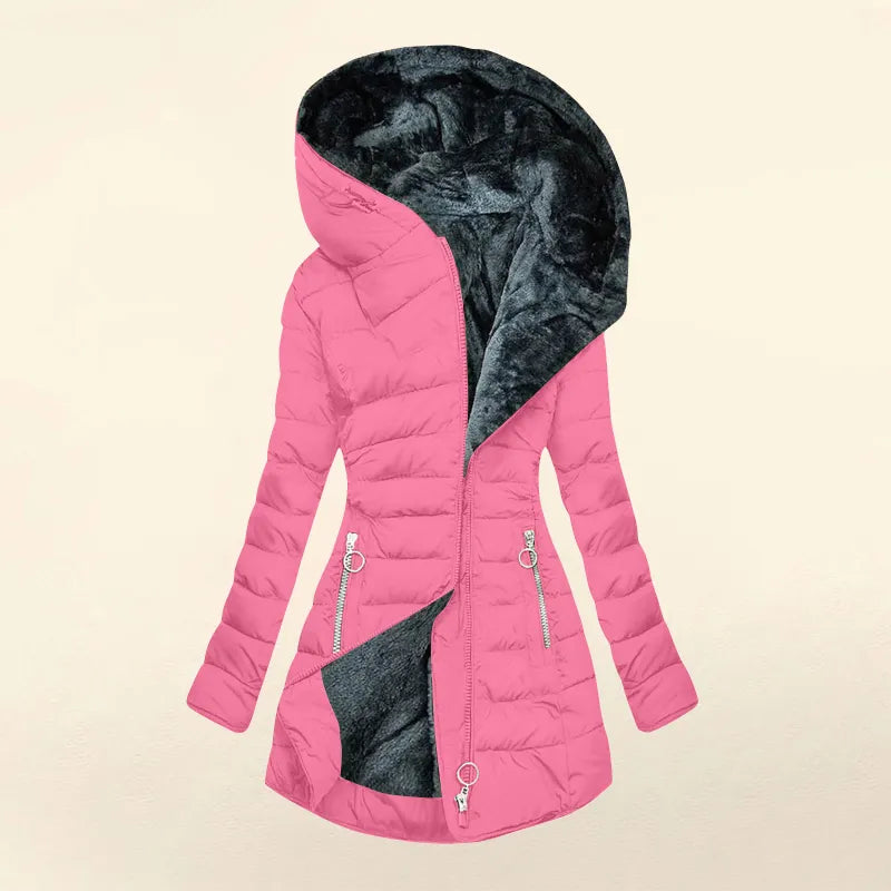 Stylish Women's Hooded Cotton Jacket