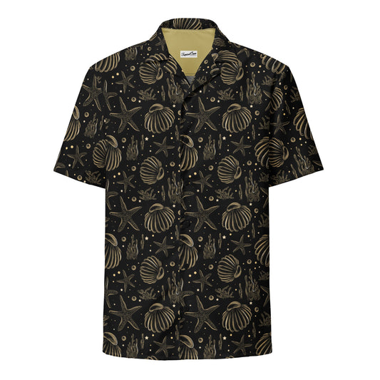 Golden Shoreline Tropical Shirt - Coastal 2024 Collection