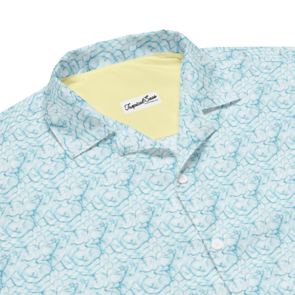 Coastal Serenity Hawaiian Button-Up
