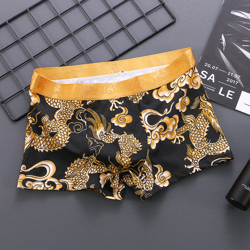 Men's Breathable Boxer Shorts – Soft Elastic Comfort Underwear