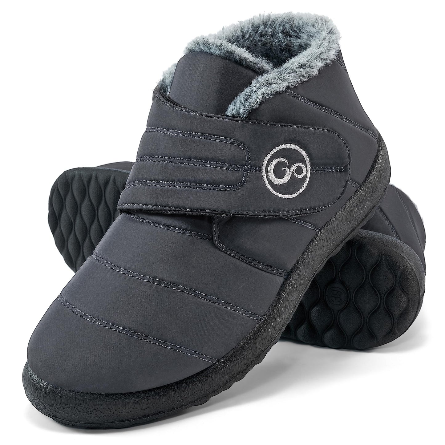 Women's Waterproof Winter Snow Boots – Fur-Lined Warm Anti-Slip Ankle Boots