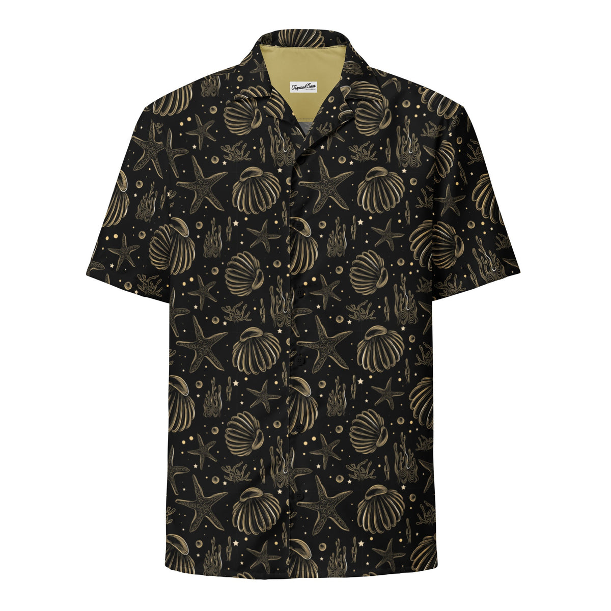 Golden Shoreline Tropical Shirt - Coastal 2024 Collection