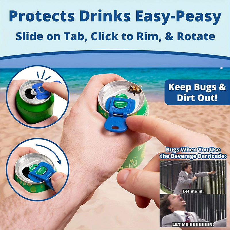 Compact Soda Can & Bottle Opener